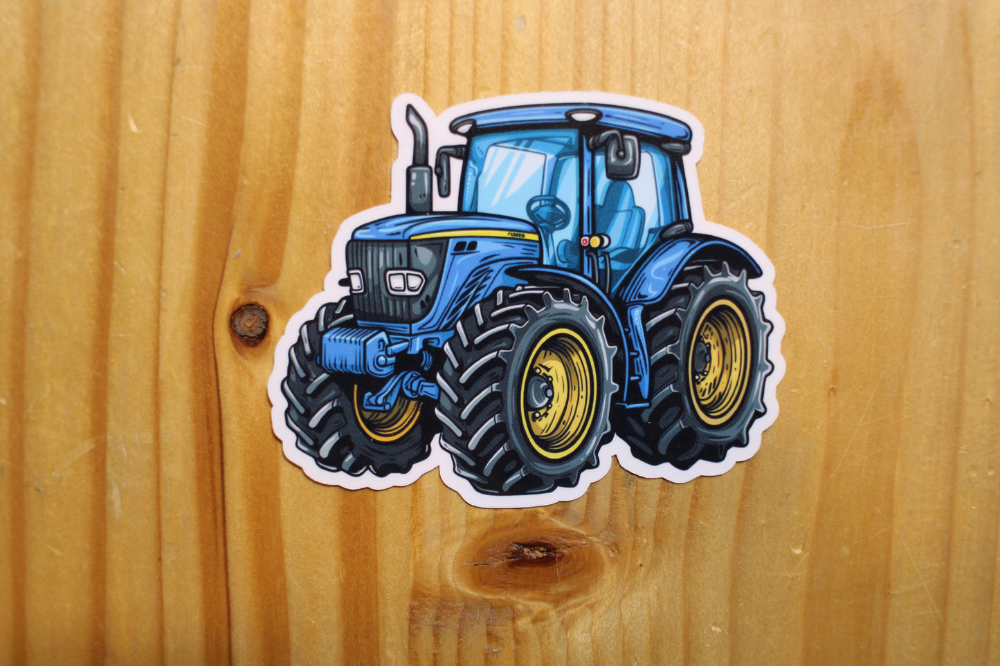 Blue Tractor Sticker| Farm Sticker| Farm Equipment