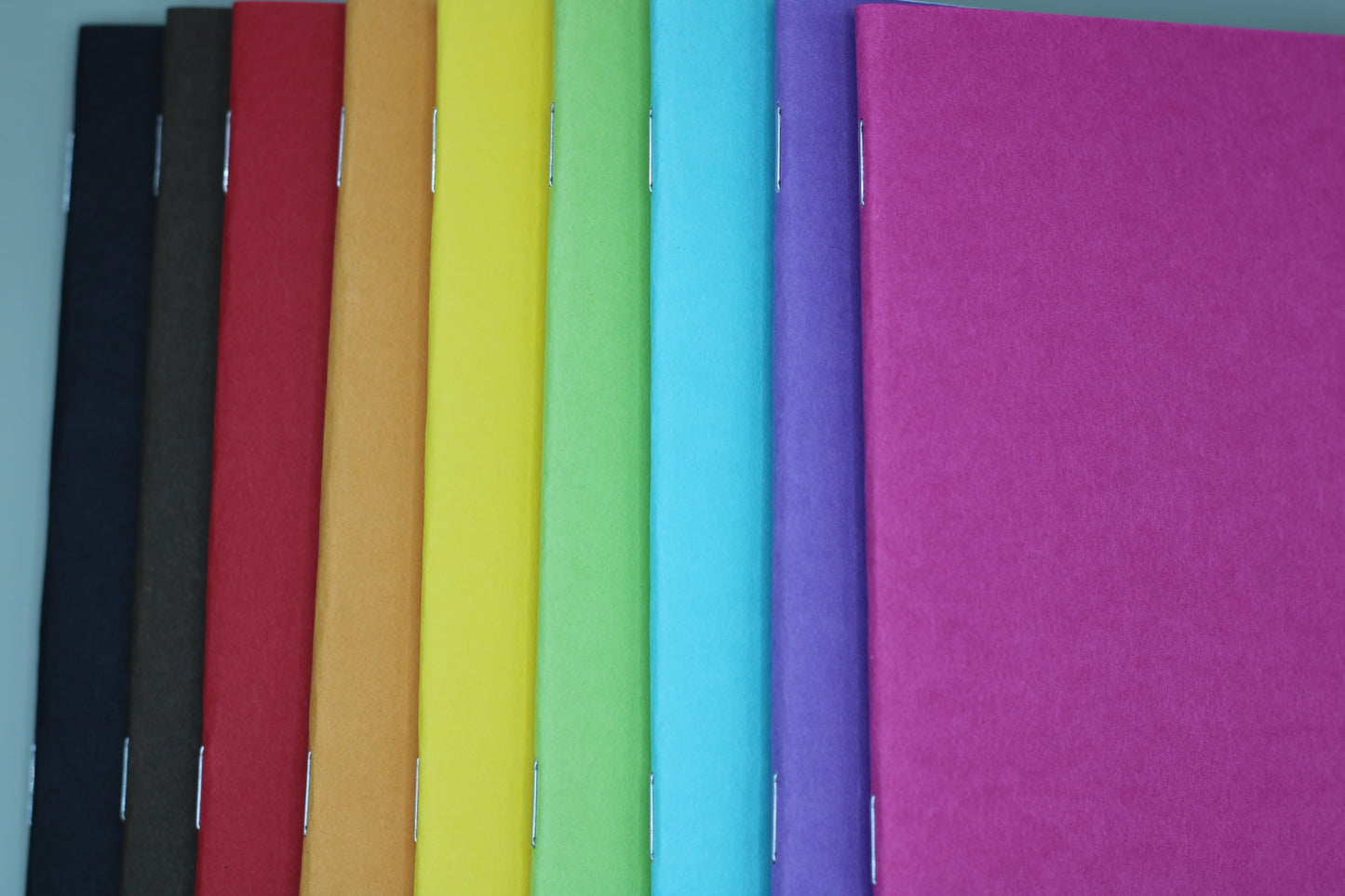 Beautiful Notebook Set| 9 Colorful Blank Pocket Notebook Set Line Free Notebook