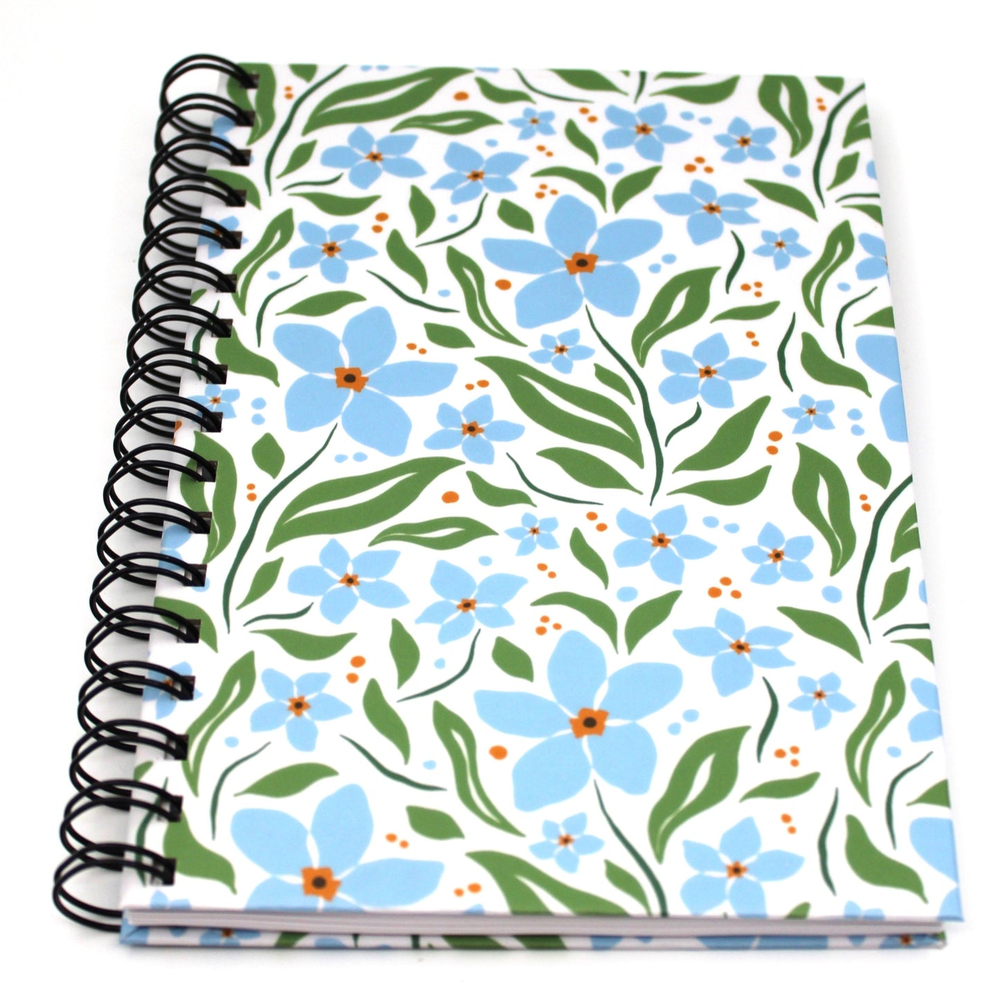 Forget Me Not Spiral Notebook Floral Gift Set