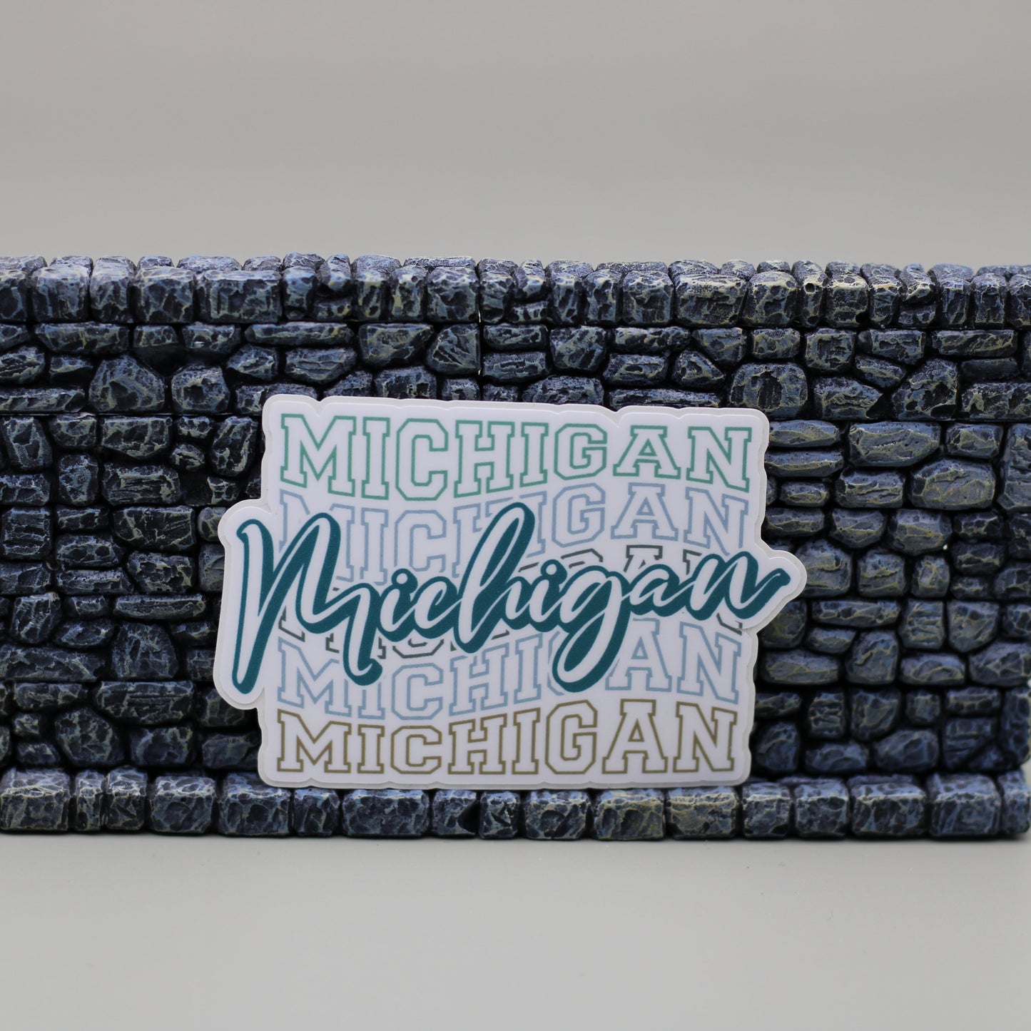 Michigan Sandy Beaches Sticker| Typography Sticker
