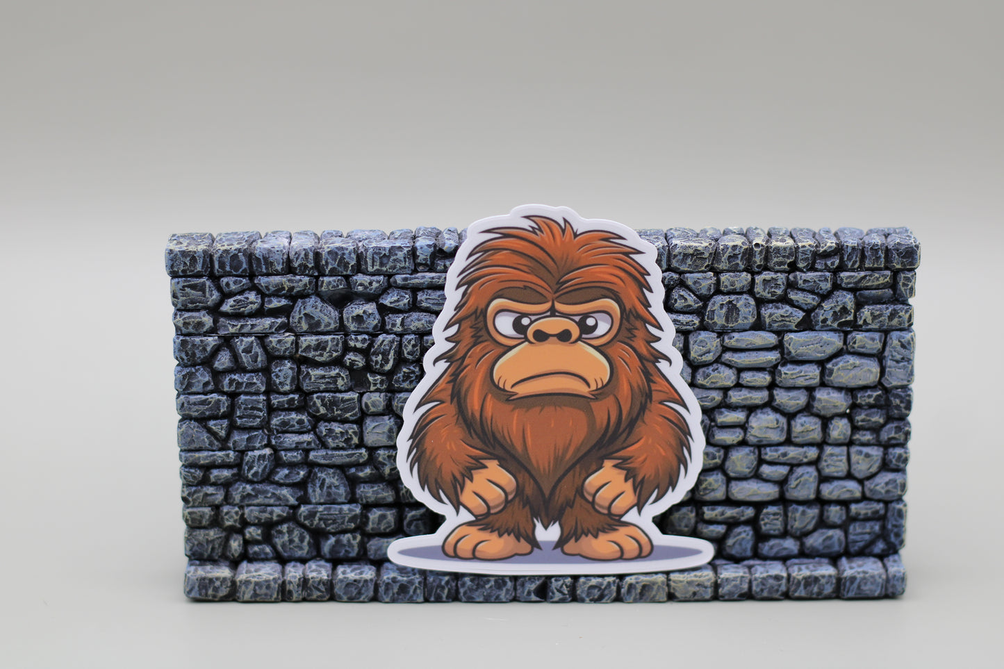Fretfoot Vinyl Sticker| Bigfoot Sticker| Sasquatch Sticker| Tumbler Sticker| Kindle Sticker| Hardhat Sticker