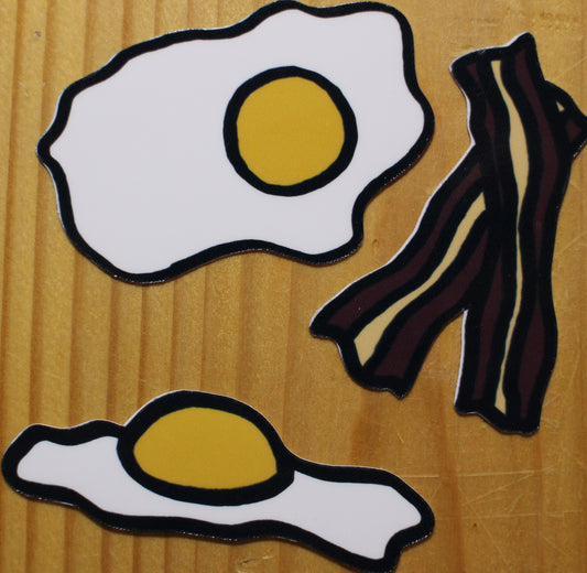 Bacon and Eggs Sticker| Breakfast Sticker| Carnivore Breakfast