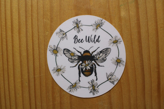 Bee Wild Sticker