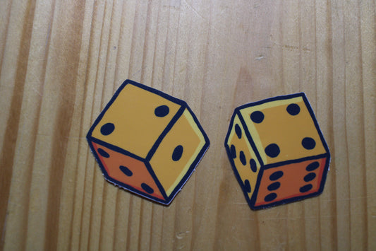 D6 Sticker Set | TTRPG RPG Sticker| Dice