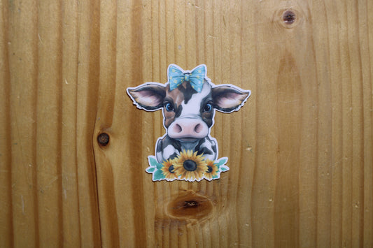 Daisy the Cow Sticker| Farm Animal Sticker| Cute Cow