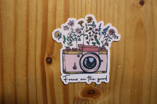 Focus On The Good Sticker| Positivity| Motivational