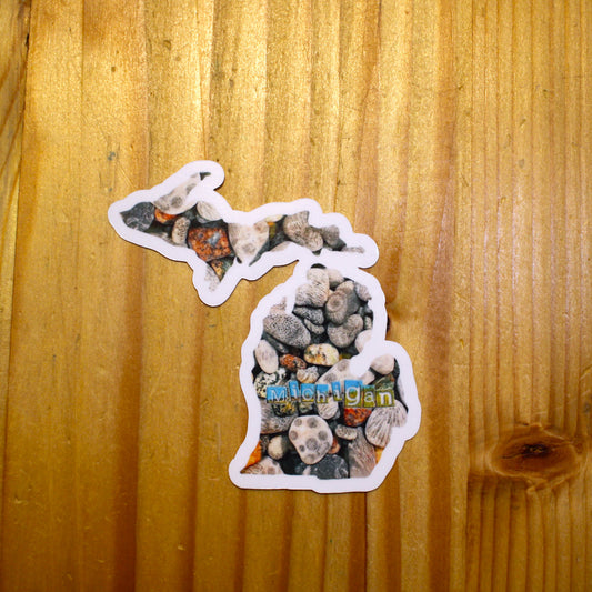 Rocks of Michigan Sticker