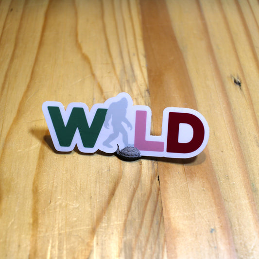 Wild Bigfoot Cherry Theme| Sasquatch Sticker| Cell Phone Sticker