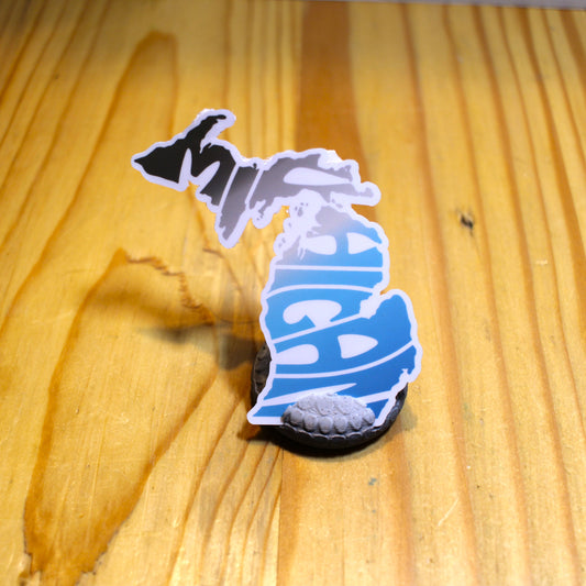 Michigan Word Art Sticker| Beach Theme | Cell Phone Sticker
