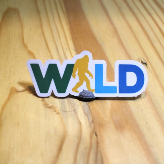 Wild Bigfoot Summer Theme| Sasquatch Sticker| Cell Phone Sticker