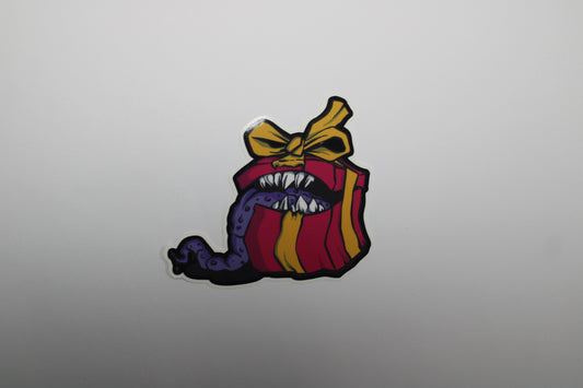 Mimic Present Sticker| D&D| RPG|TTRPG