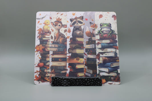 Cute Bookish Animals Bookmark Set