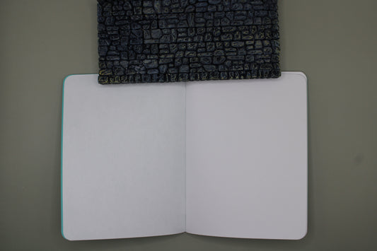 Blue Pocket Notebook| Colorful Memo book| Line Free Notebook