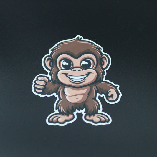 Baby Bigfoot Cute Cryptid Waterproof Vinyl Sticker