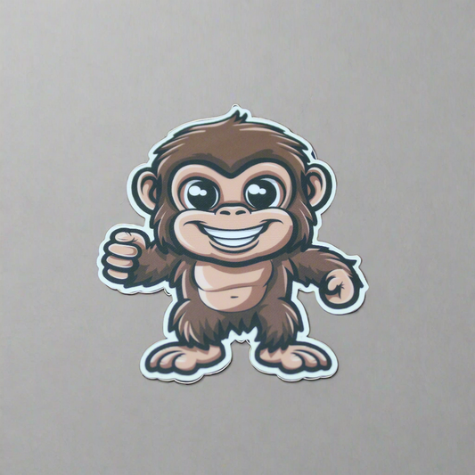 Baby Bigfoot Cute Cryptid Waterproof Vinyl Sticker