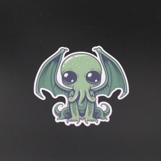 Baby Cthulhu Cute Cryptid Waterproof Vinyl Sticker Cute-thulhu Cutethulhu