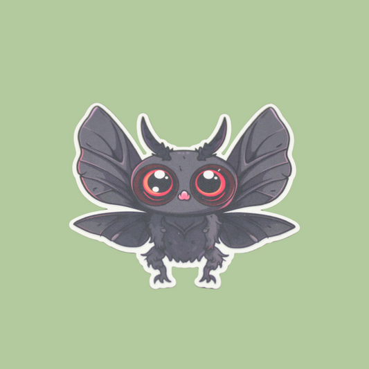 Baby Mothman Cute Cryptid Waterproof Vinyl Sticker