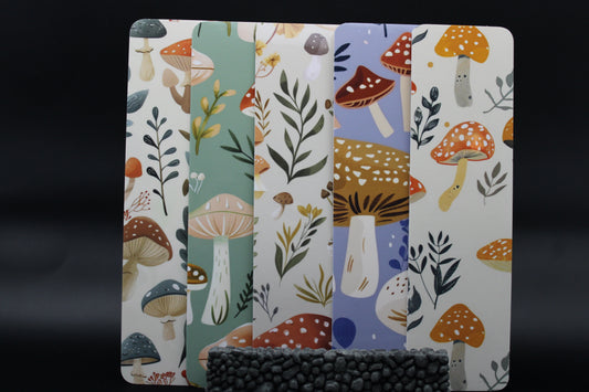 Woodland Mushroom Bookmark Set