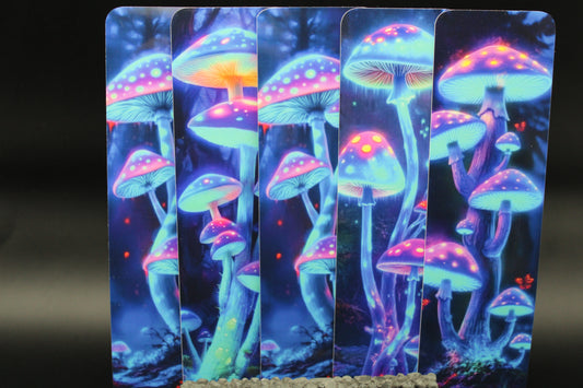 Glowing Fairy Mushrooms Bookmarks