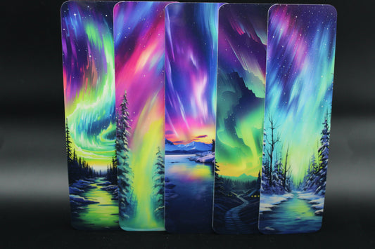 Aurora Borealis Winter Bookmarks
