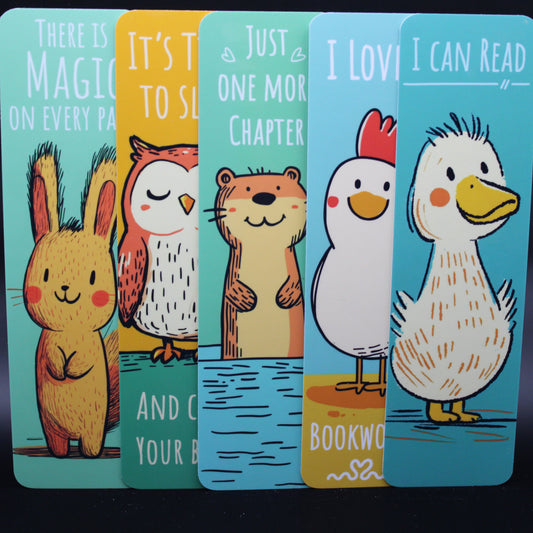 Sweet Animals Bookmark Set