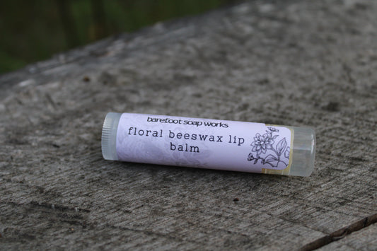 Floral Beeswax Lip Balm