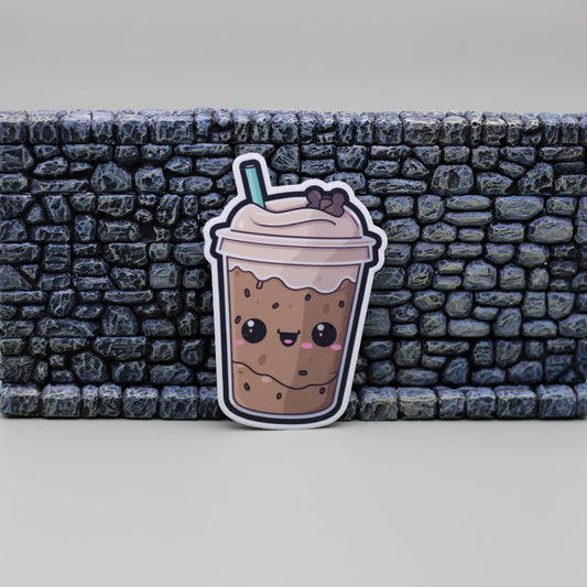 Happy Coffee Sticker| Kawaii Sticker| Java| Cafe