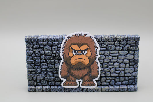 Sullenfoot Vinyl Sticker| Bigfoot Sticker| Sasquatch Sticker| Tumbler Sticker| Kindle Sticker| Hardhat Sticker