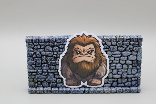 Snarlyfoot Vinyl Sticker| Bigfoot Sticker| Sasquatch Sticker| Tumbler Sticker| Kindle Sticker| Hardhat Sticker