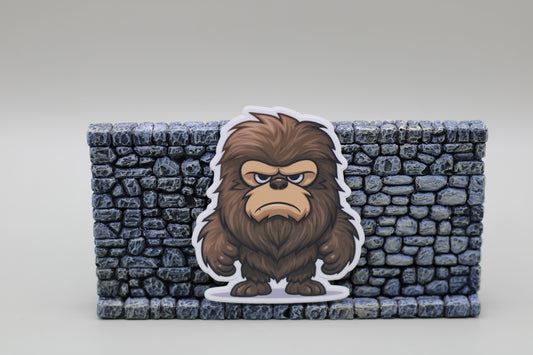 Crabbyfoot Vinyl Sticker| Bigfoot Sticker| Sasquatch Sticker| Tumbler Sticker| Kindle Sticker| Hardhat Sticker