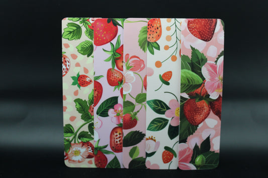 Sweet Summer Strawberries Bookmarks