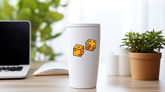 D6 Sticker Set | TTRPG RPG Sticker| Dice